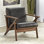 Fauteuil de 28 po de large Choudhury