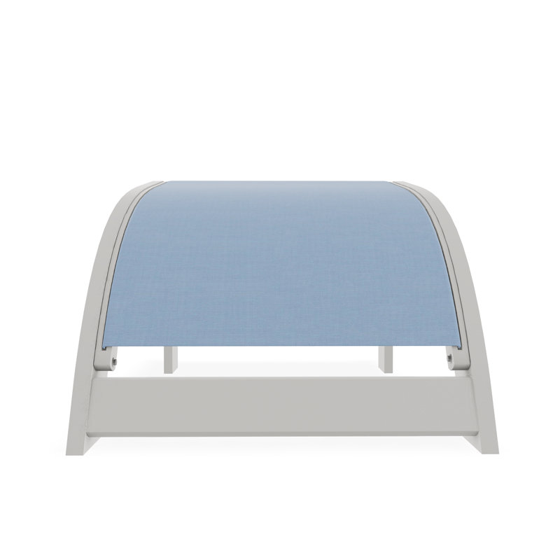 Repose-pieds Adirondack en polymère de qualité marine, Neige, Ciel