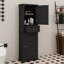 Grande armoire de rangement autoportante avec tiroir réglable-1391926301