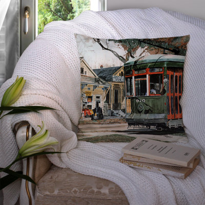 New Orleans Outdoor Throw Pillow