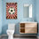 «Bath & Laundry Football Ball Sunburst», reproduction d'art en bois