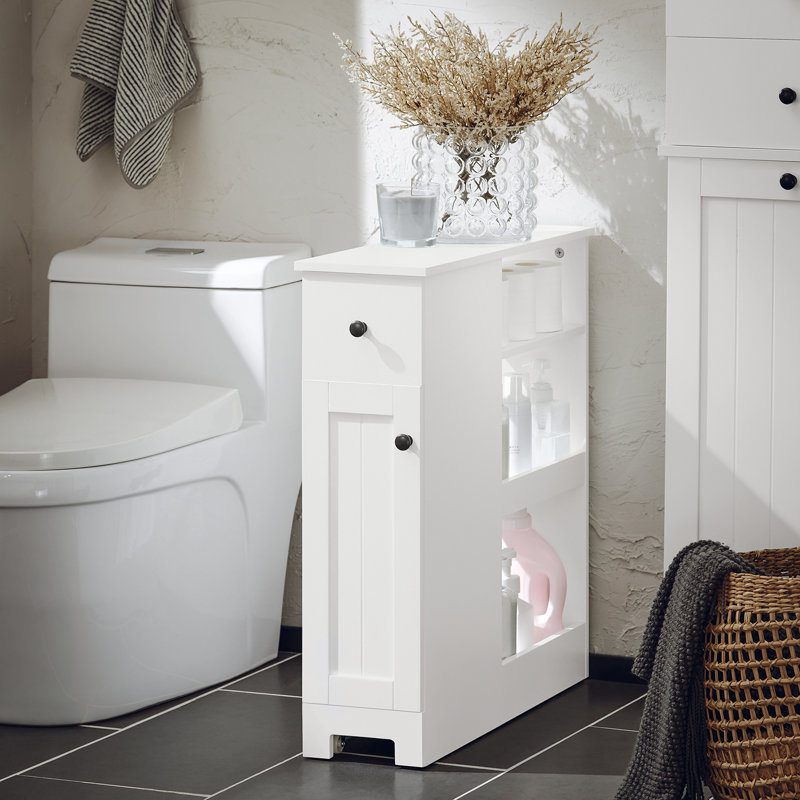 Magavern Bathroom Cabinet, White