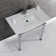 Monarch Ceramic Rectangular Console Bathroom Sink with Overflow