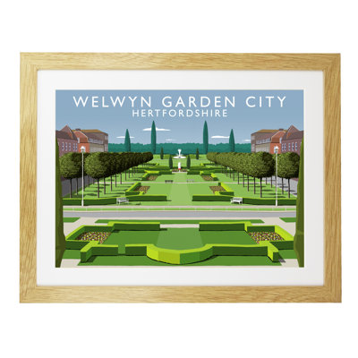 'Welwyn Garden City' by Richard O'Neil - Print