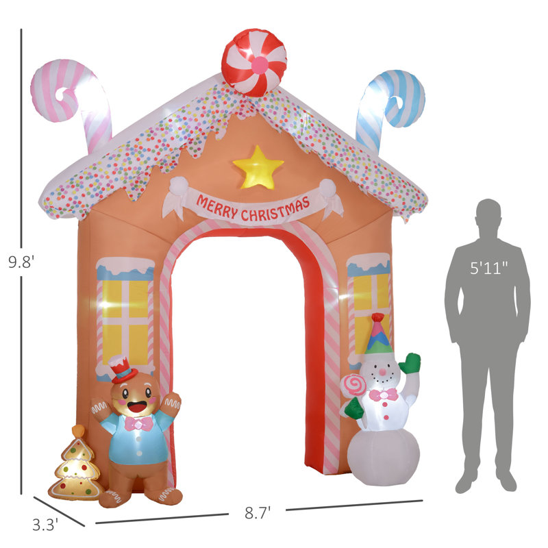 Arcade gonflable géante 10 pi. 10 pi.
