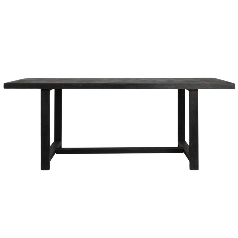 Table de salle à manger élégante Blakely, Noir, noir, noir, noir