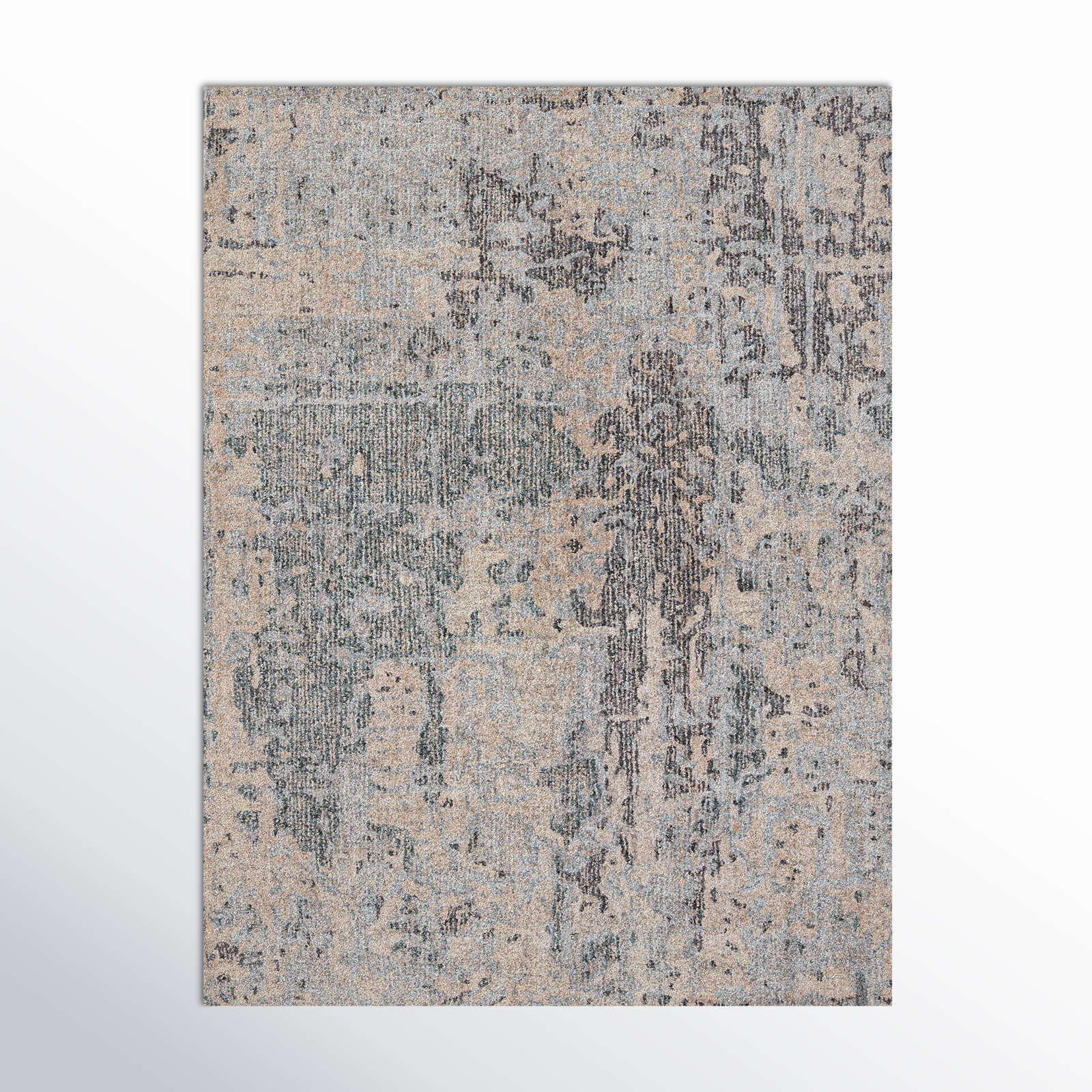 Endicott Handmade Gray/Beige Rug, Rectangle 9' x 12'