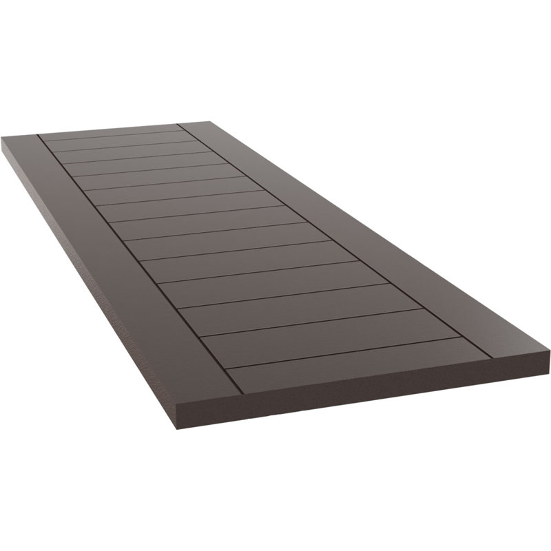 Volets à fixation fixe en PVC True Fit, L 12 po, Raisin brun, H 50 po