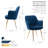 Reyansh Velvet Armchair-1961413237