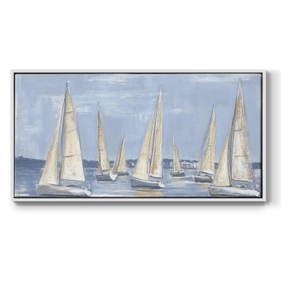 Nautical Series-CCXXVIII- Framed Gallery Wrapped Canvas -Ready to Hang