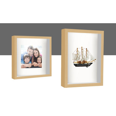 Itzamar Solid Wood Shadow Box Picture Frame
