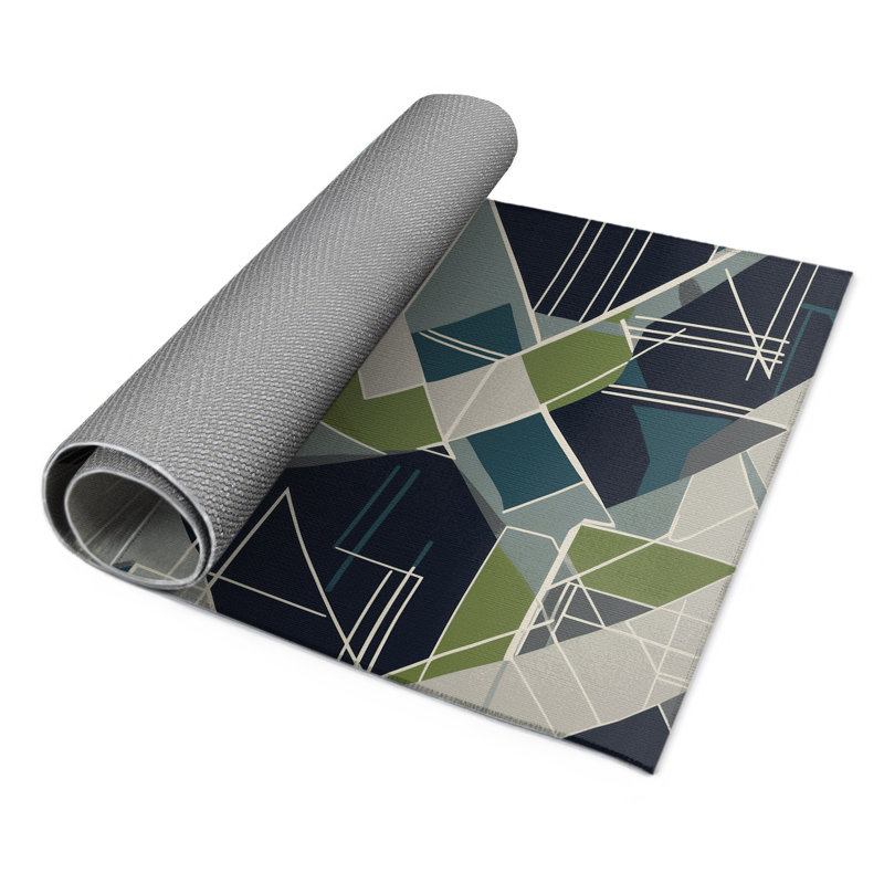 Tapis intérieur et extérieur Void Horizon, Rectangle 1 pi 6 po x 2 pi 6 po