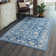 Tapis bleu Myatt