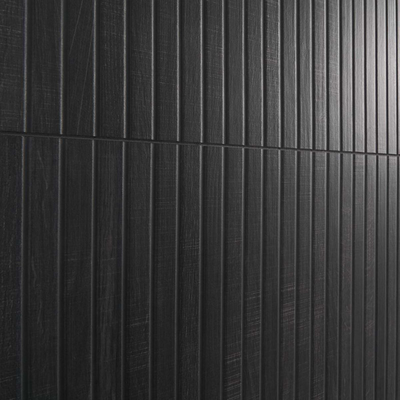 Kenridge Ribbon 24X48 Matte Porcelain Tile, Black
