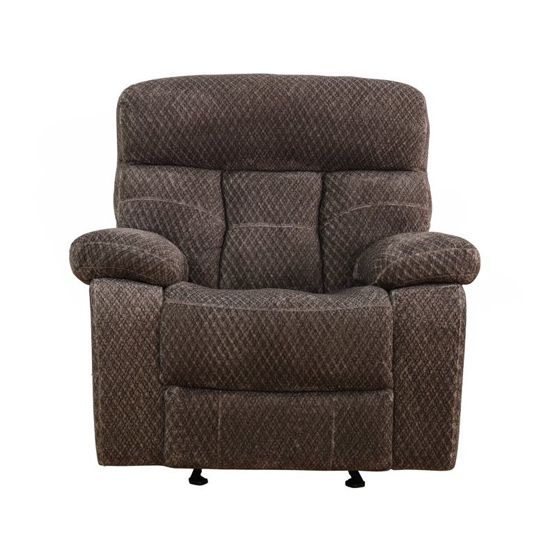 Fauteuil inclinable brun en polaire Cashmere
