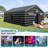 Large Black Inflatable Night-Club Tent for Adults with Two Side Doors
