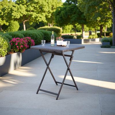 Rattan BAR TABLE,STURDY STRUCTURE