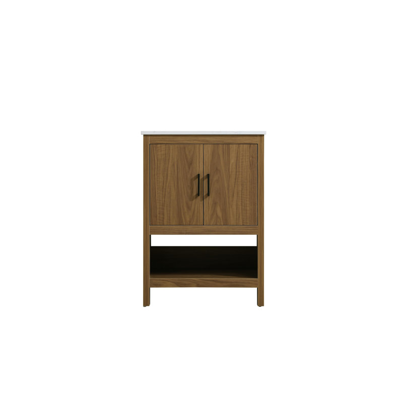 Meuble-lavabo simple 24 po Kirkbride, Noyer brun