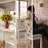 Janeria Upholstered Counter Stool with Solid Wood Frame