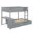 Full-Over-Full Bunk Bed With Twin Size Trundle, Storage And Desk-520241968