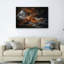 Ensemble de 1 tableau sur toile « Vagues de lave »-813098545-813098551