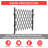 Expandable Metal Barricade Gate Alloy Fence Portable Safety Barrier with Casters Retractable Driveway Gates 360°Rolling Barricade Gate Mobile Barricade Safety Barrier