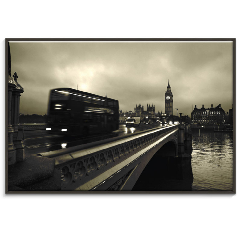 Print on Canvas, Black, 51cm H x 76cm W