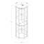 6 Shelf Lighted Corner Curio Cabinet With Adjustable Tempered Glass Shelves And Mirror Back(E26 Light Bulb Not Included)-821214200