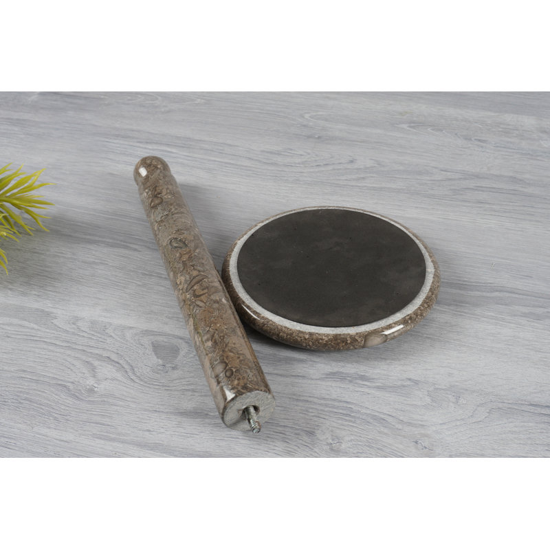 Marble Paper Towel Holder, Brown