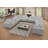 Upholstered Oversized 8 Seater Modular U-sectional With 3 Multifunctional Console, Storage&usb Ports And Cup Holders-752892633