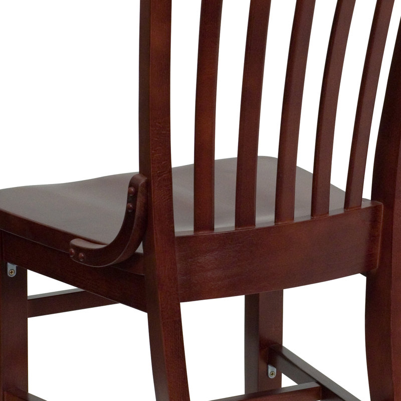 Chaise de restaurant en bois Hercules Series, Acajou