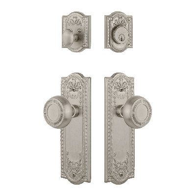 Nostalgic Warehouse Meadows Entry Set with Mission Knob