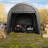 10 X15 Ft Heavy Duty Carport, Portable Garage With All-steel Metal Frame