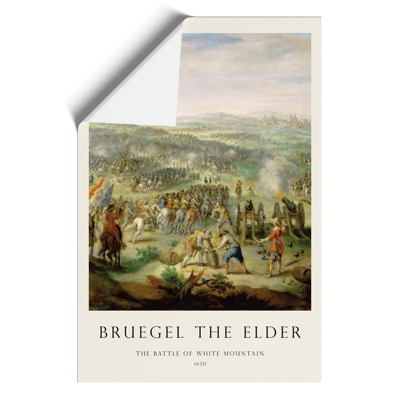 Flemish Proverbs by Pieter Bruegel The Elder - No Frame Painting, 42cm H x 30cm W x 0.1cm D