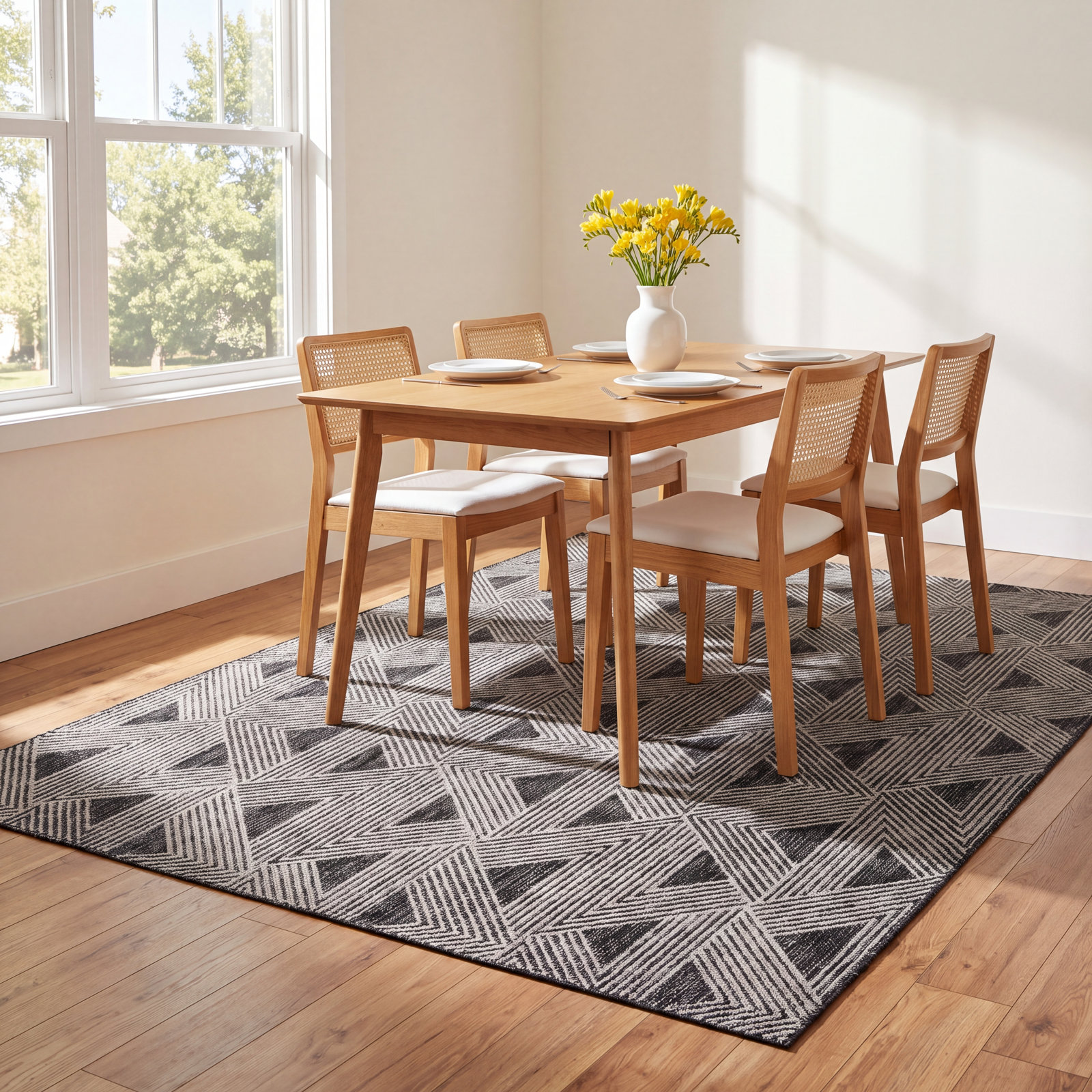 Nysa Geometric Rug, Rectangle 7'10" x 10'10"
