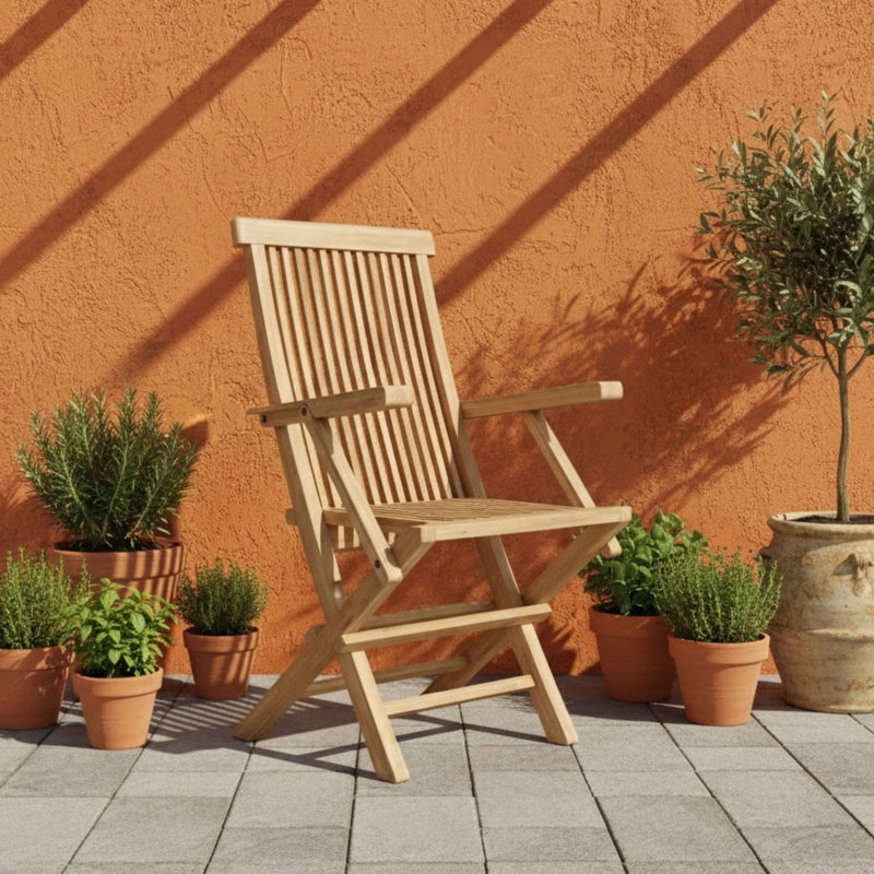 Classic Outdoor Teak Lounge Chair