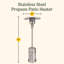 Stainless Steel Propane Patio Heater