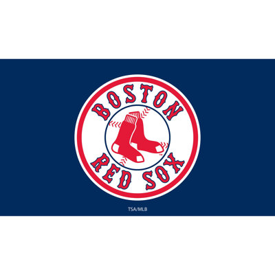 Tapis en PVC Boston Red Sox 16 po x 28 po