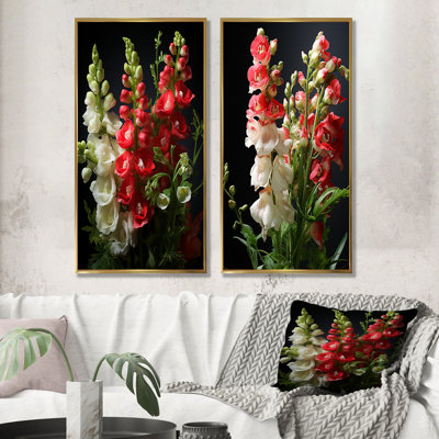 Snapdragons Serenade I - Snapdragons Wall Decor Set Of 2