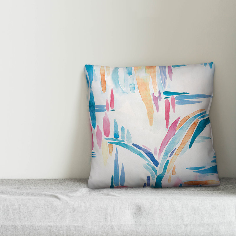 Coussin extérieur Summer Fun Brush Strokes