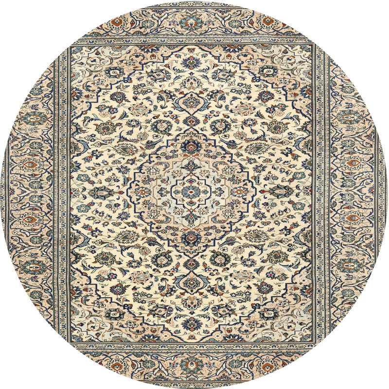 Colbe Oriental Indoor Rug, Round 5'