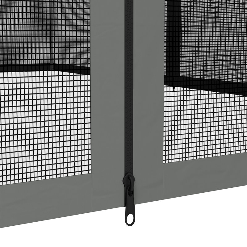 Outsunny Grey Polyester Screen for Gazebo