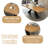62.99" Light-brown+Black Rectangular Solid Wood+Iron Office Sets