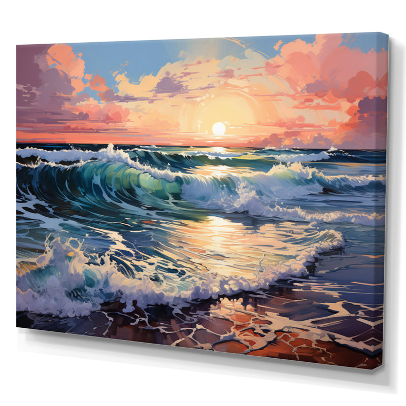 Blairs Coastalocean Coastal Symphony III - Impression, Toile tendue, H 12 po x l 20 po x P 1 po
