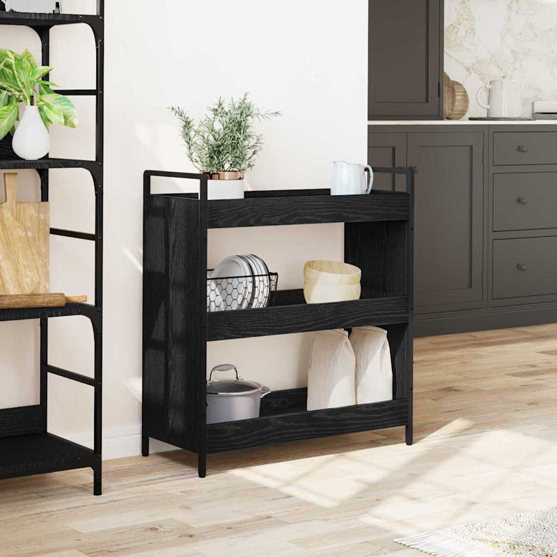 Bar Cart, Black oak