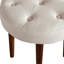 Tabouret rond capitonné Elle Decor-24099447