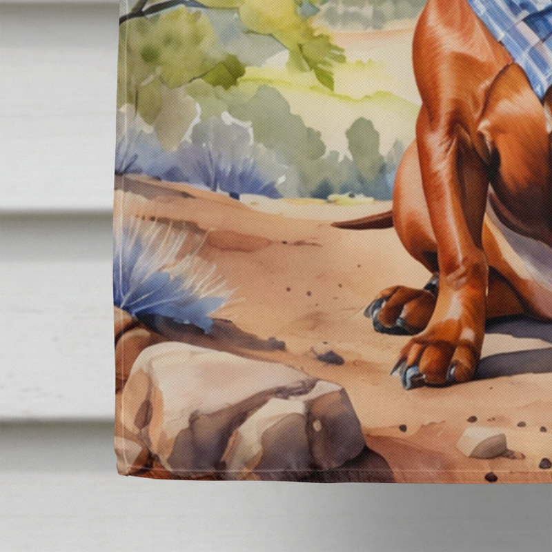 Drapeau Cowboy Welcome House, Teckel
