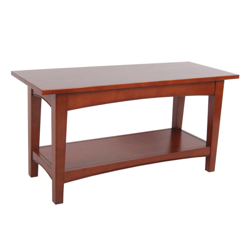 Banc de rangement Shaker Cottage, cerisier, Cerisier