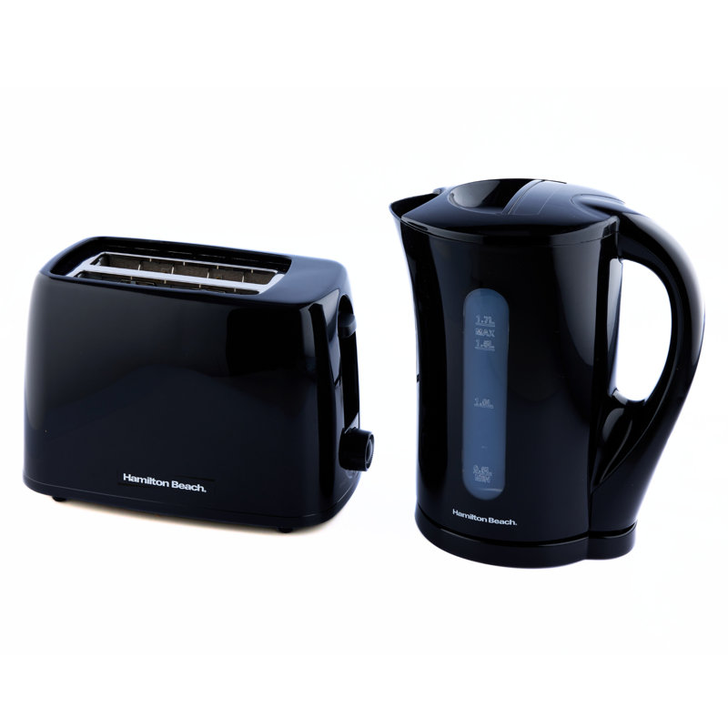 Hamilton Beach Essential 1.7L Plastic Electric Kettle, Black