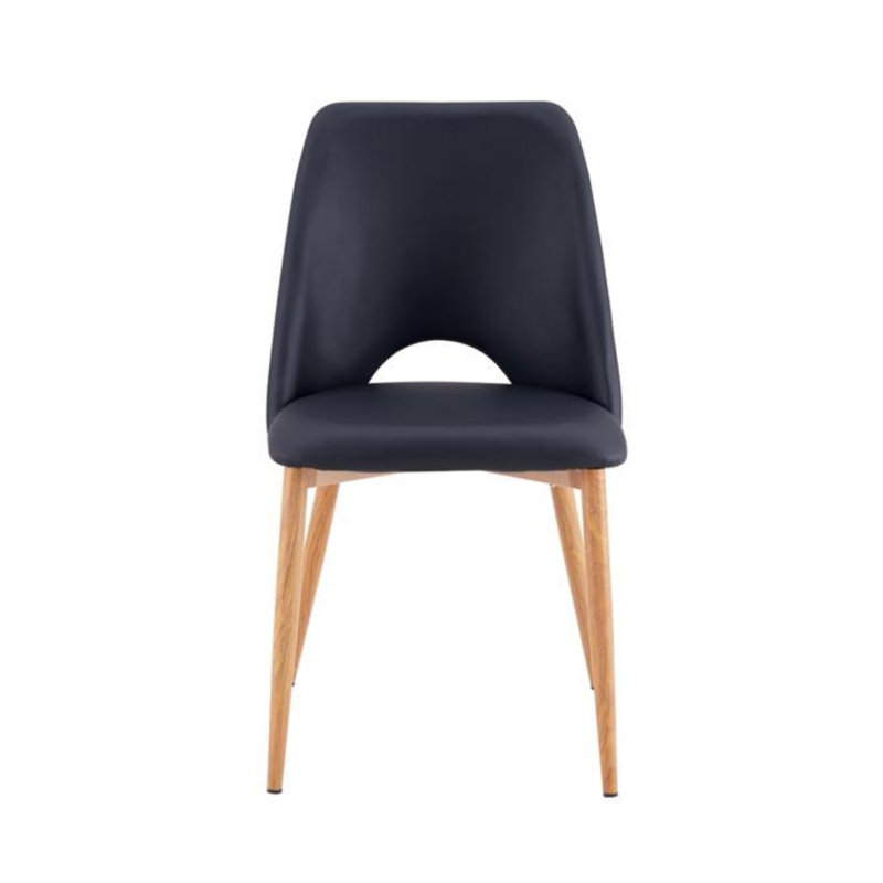 Chaise d'appoint rembourré, Noir, noir, noir, noir